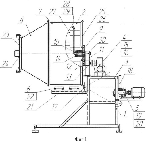Универсальный барабан периодического действия для обработки табачных листьев и волокна (патент 2537832)