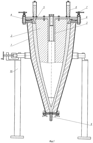 Устройство для формования керамических изделий из водных шликеров (патент 2452618)