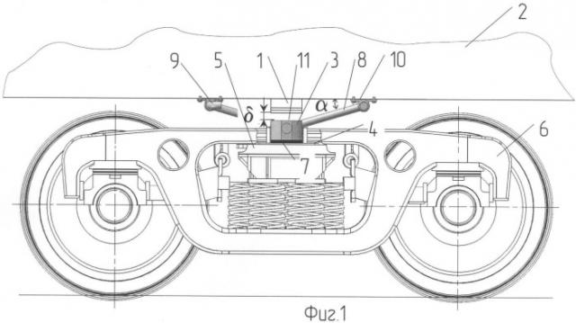 Боковая опора кузова на тележку (патент 2480363)