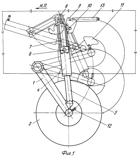 Основная опора шасси самолета (патент 2297366)