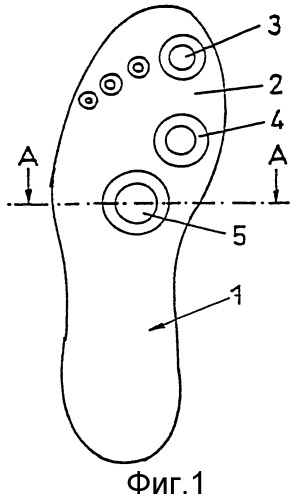 Внутренняя подошва для обуви (патент 2286703)
