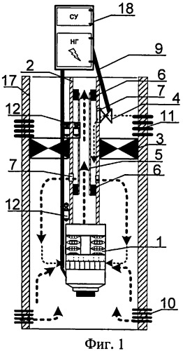 Скважинная насосная установка (патент 2506416)