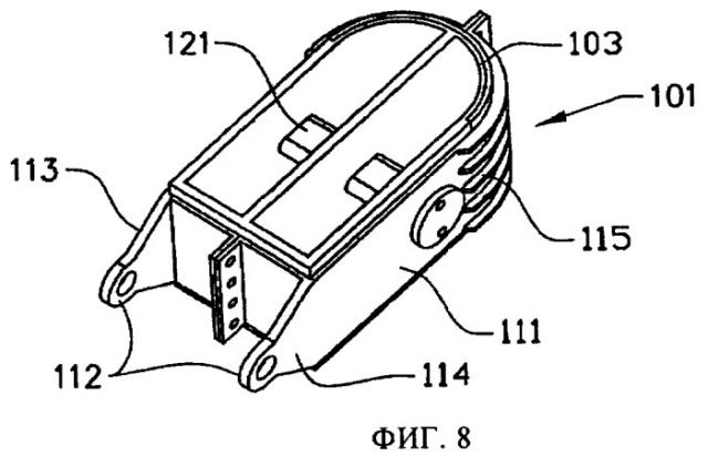 Жесткий на кручение кольцевой узел статора для авиационного двигателя (патент 2392466)