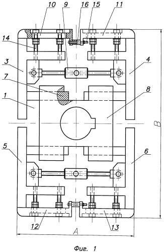 Устройство для формирования замкнутого контура ленточного магнитопровода распределительного трансформатора из блоков пакетов многослойных аморфных металлических лент (патент 2515494)