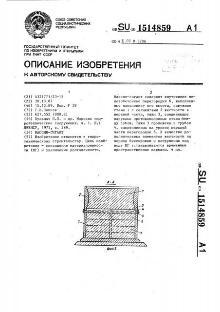 Массив-гигант (патент 1514859)