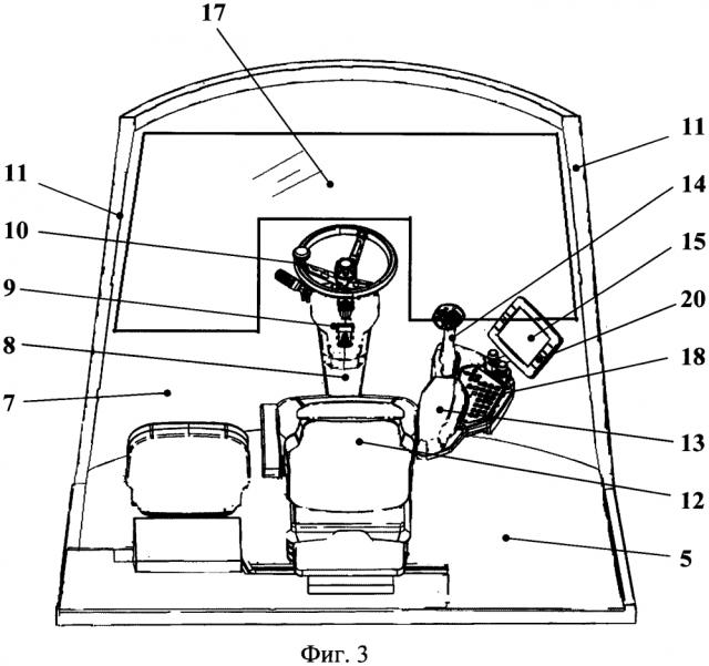 Кабина комбайна (патент 2644953)