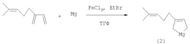 Способ получения 2,3-диалкил-5-алкилиденмагнезациклопент-2-енов (патент 2374255)