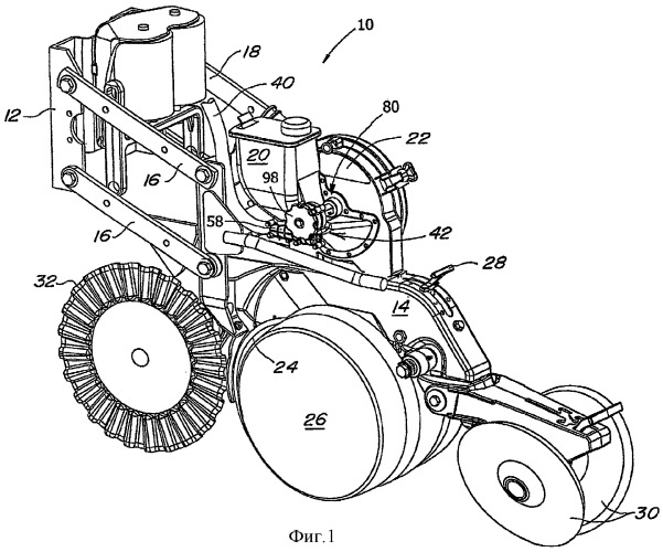 Передаточный механизм для сельскохозяйственной машины, сеялка и семенной ящик с передаточным механизмом (патент 2314669)