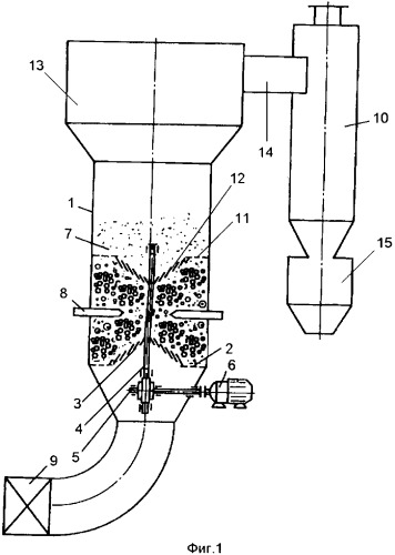 Установка для сушки растворов в кипящем слое инертных тел (патент 2335711)