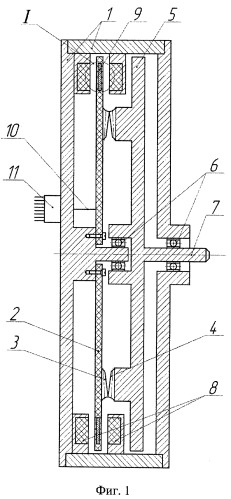Торцевой волновой электродвигатель (патент 2418351)