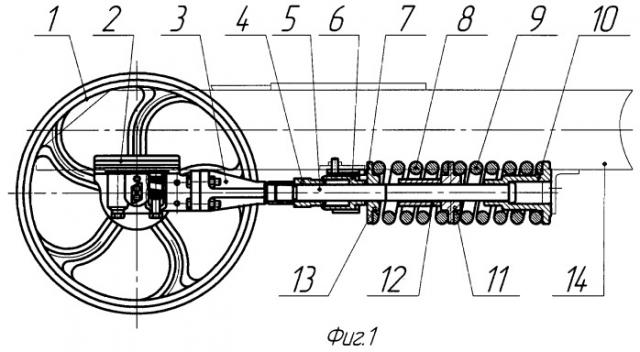 Устройство для натяжения гусеничной цепи транспортного средства (патент 2425773)