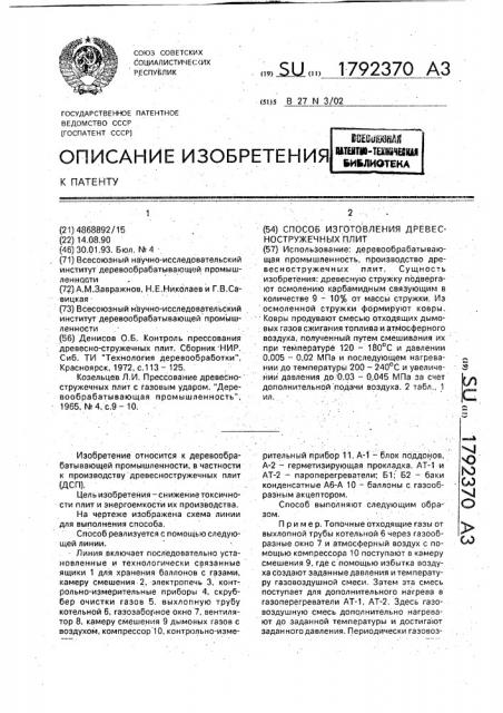 Способ изготовления древесностружечных плит (патент 1792370)