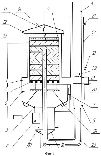 Устройство для сжигания твердого топлива в пульсирующем потоке (патент 2539414)