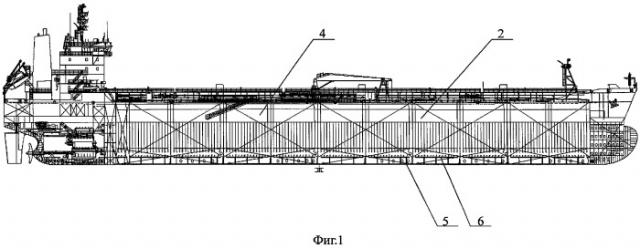 Поперечная переборка танкера (патент 2286902)