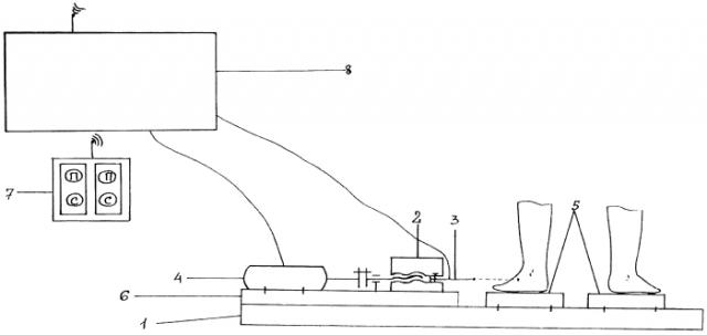 Устройство для определения деформации и болевого порога сжатия боковой поверхности стопы (патент 2584115)