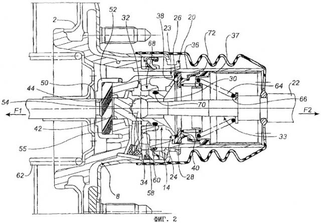 Пневмоусилитель тормозного привода с низким уровнем шума (патент 2344950)