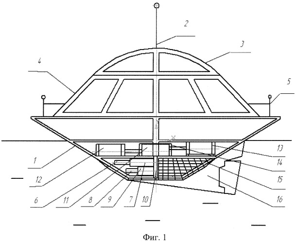 Устройство управления воднотранспортного модуля (патент 2415771)