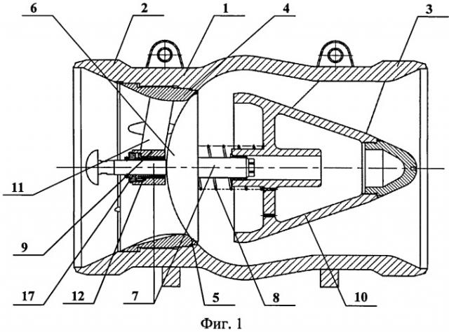 Клапан обратный с осевым направлением потока (патент 2489627)