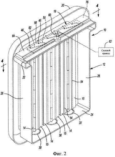 Система жалюзи для решетки радиатора транспортного средства (патент 2554040)