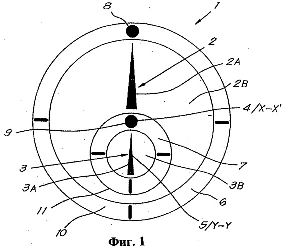 Модуль циферблата для часов и часы, снабженные модулем циферблата (патент 2537748)