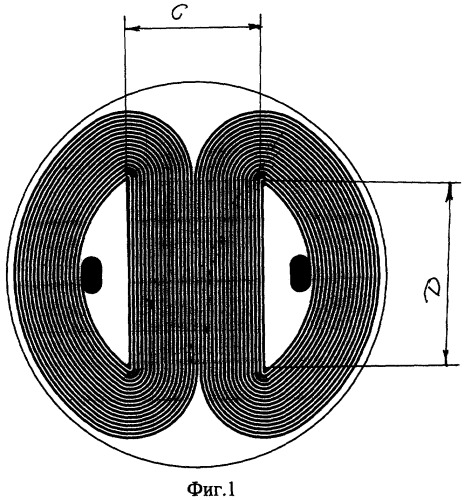 Катушка индуктивности электромагнитно-акустического преобразователя (патент 2268517)