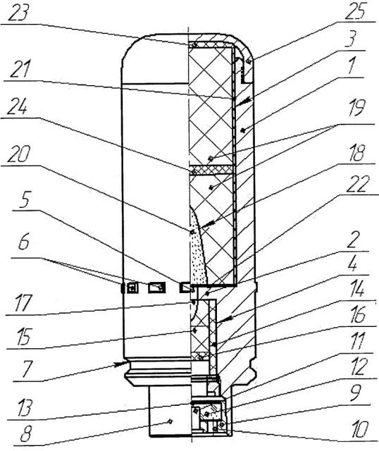 Сигнальный выстрел к гранатомету (патент 2655858)