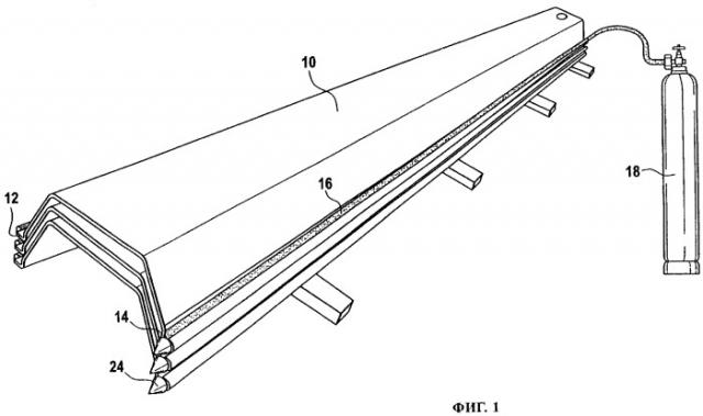 Способ забивания шпунтовых свай и устройство для закрытия и уплотнения внутренней полости замка шпунтовой сваи (патент 2254416)