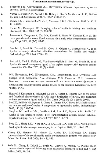 Додекапептиды, обладающие кардиопротекторными свойствами (патент 2457216)