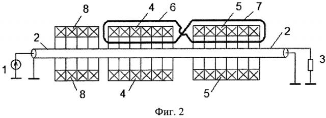 Протяженный по оси цилиндра кольцевой ферромагнитный сердечник высокочастотного трансформатора (патент 2619087)