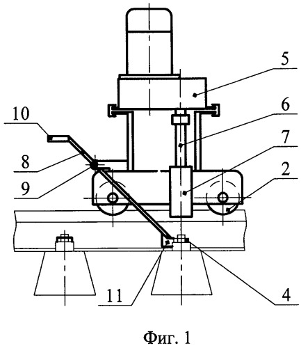 Устройство для завинчивания гаек клеммных болтов промежуточных рельсовых скреплений (патент 2341606)