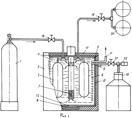 Компрессионное термическое устройство (варианты) (патент 2347133)