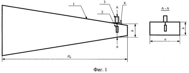 Усеченная рупорная антенна (патент 2402844)