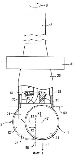 Фрезерное устройство и способ проходки скважины фрезерованием (патент 2307226)
