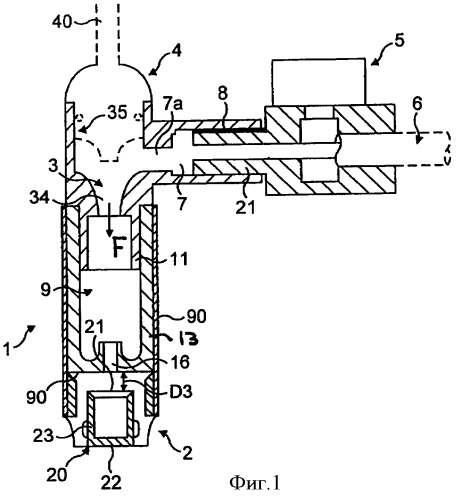 Паровое вспенивающее устройство с системой регулирования потока пены (патент 2399362)