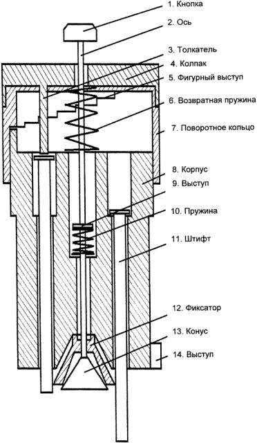 Ключ штифтовой с изменяемым кодом (патент 2607173)