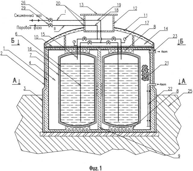 Хранилище сжиженного природного газа (патент 2650441)