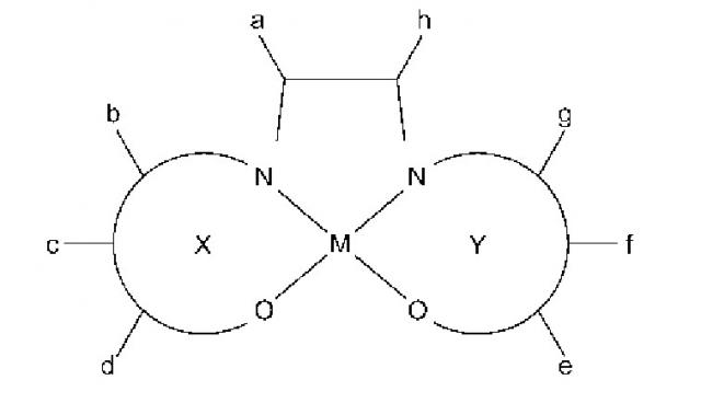 Комплексное металл-саленовое соединение, обладающее собственным магнетизмом (патент 2649391)