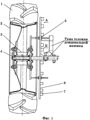 Колесо движителя многоопорных дождевальных машин (патент 2477225)