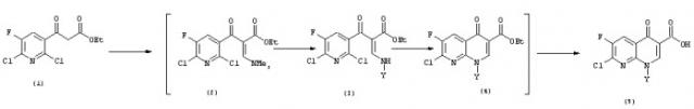 Способ получения производного 1,8-нафтиридин-3-карбоновой кислоты (патент 2310654)