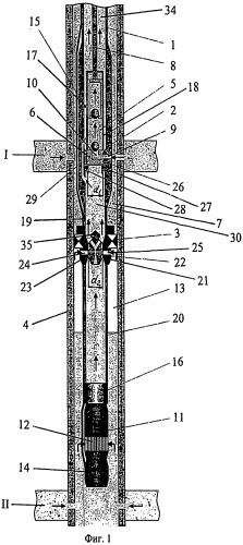 Скважинная насосная установка для одновременно-раздельной эксплуатации двух пластов (патент 2488689)