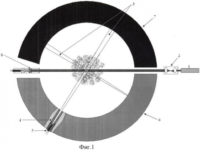 Устройство для измерения оптических характеристик светорассеяния в двухфазных газодинамических потоках (патент 2504754)