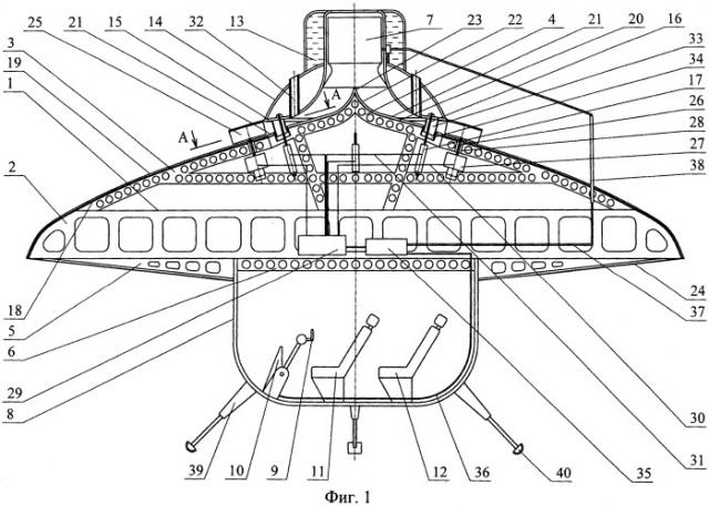 Атмосферная летающая тарелка (варианты) (патент 2548294)