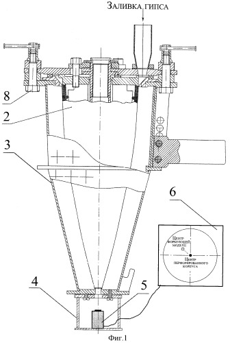 Формовой комплект для формования равнотолщинных крупногабаритных керамических изделий из водных шликеров (патент 2382697)