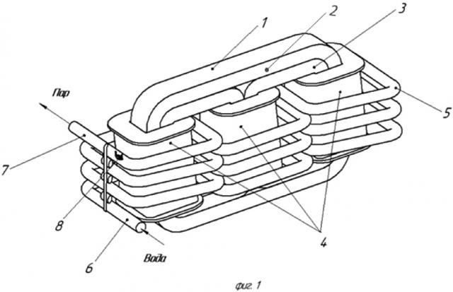 Устройство для нагрева воды и генерации пара (патент 2667225)