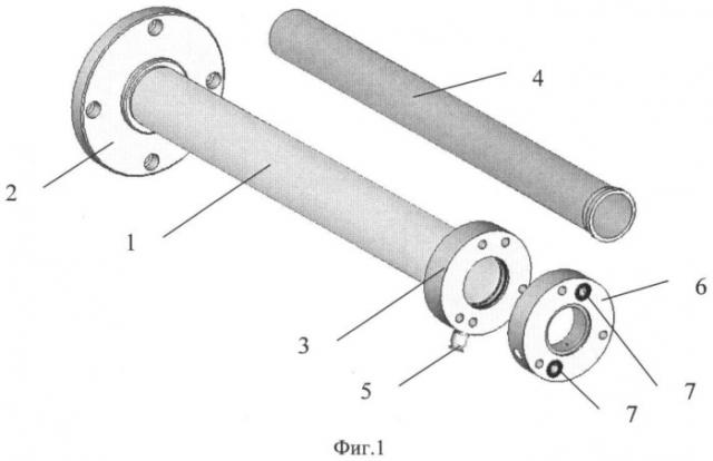 Ствол установки детонационного напыления (патент 2404860)