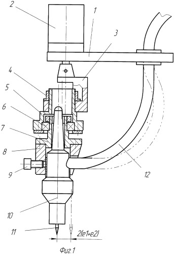 Устройство для колебания сварочной горелки (патент 2437744)