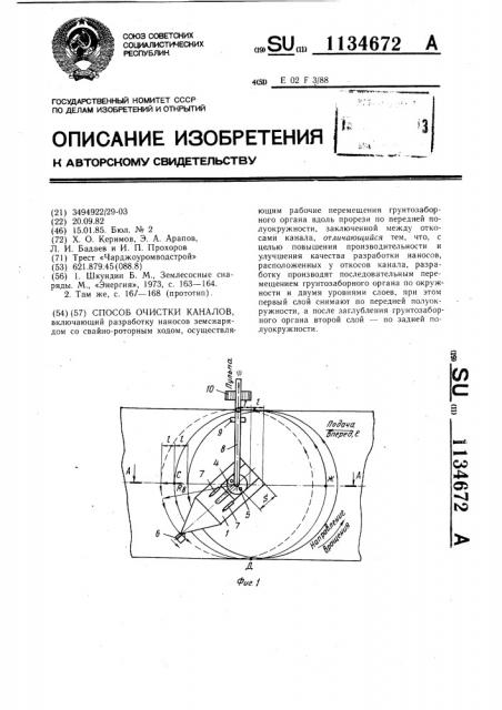 Способ очистки каналов (патент 1134672)