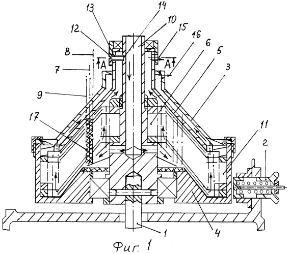 Способ установки питающих каналов на границе раздела фаз (патент 2368428)