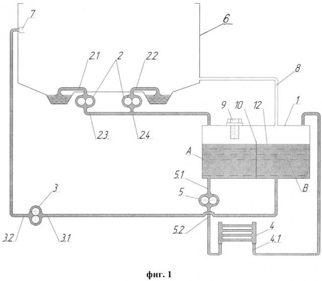 Система смазки двигателя внутреннего сгорания с сухим картером (патент 2636963)