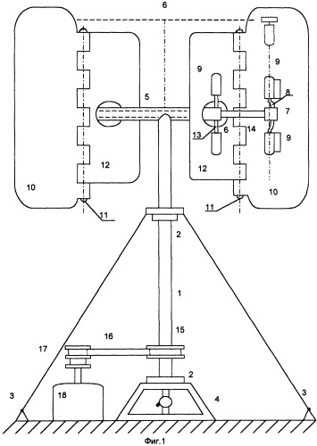 Роторный ветродвигатель (патент 2269028)